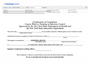 Northwell Health - Certificate Generation and Score Keeping